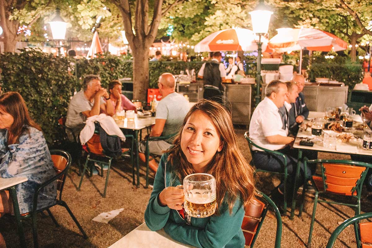 Things to do in Vienna, Austria on a budget | Travel Guide | Schweizerhaus beer garden