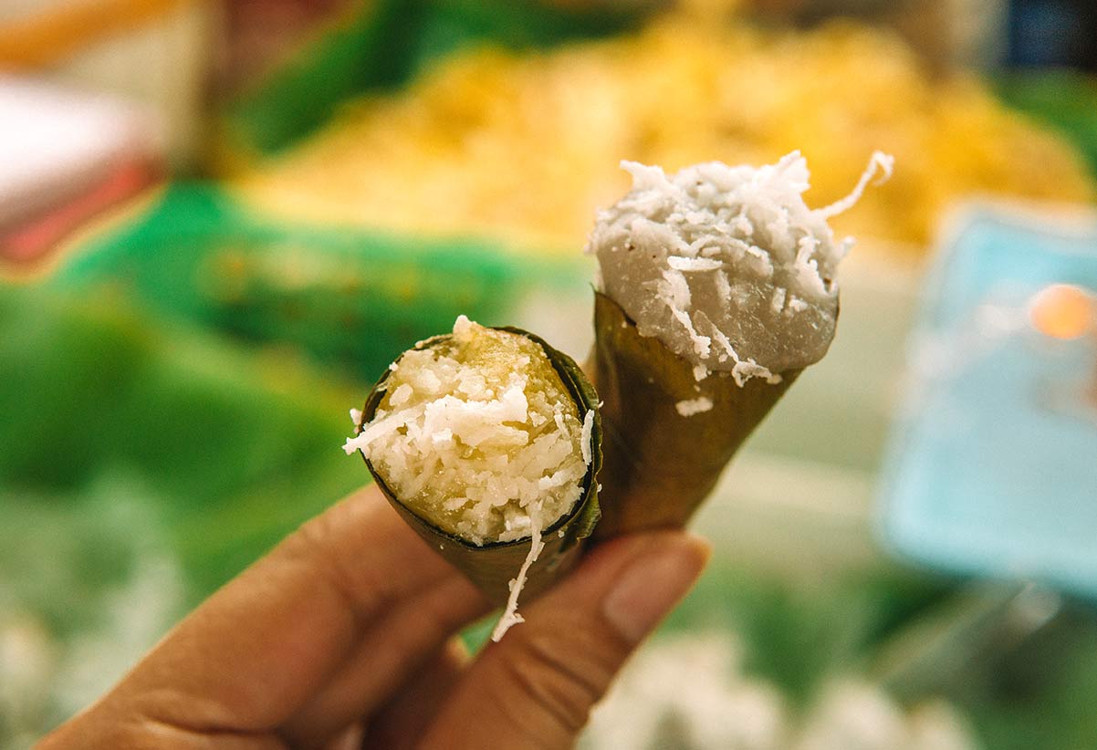 Coconut cream snack in Thailand