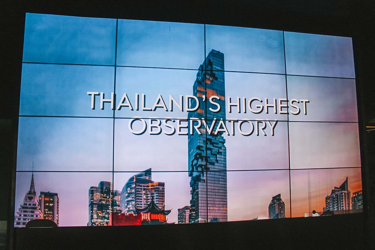 Visiting Mahanakhon Skywalk - Bangkok's Newest Observation Deck blog post