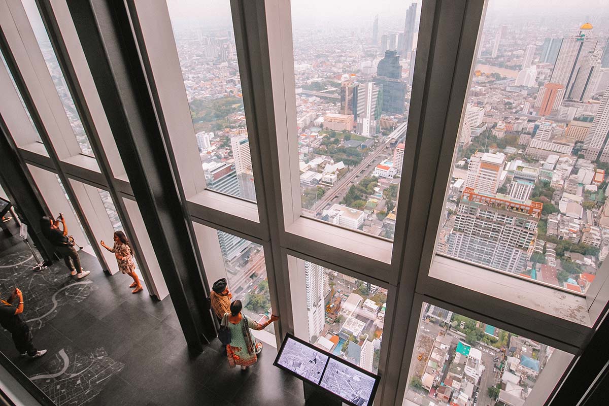 Visiting Mahanakhon Skywalk - Bangkok's Newest Observation Deck blog post