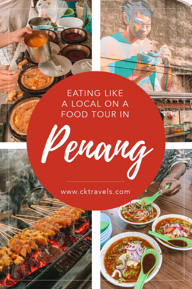 Penang, Malaysia food tour blog post