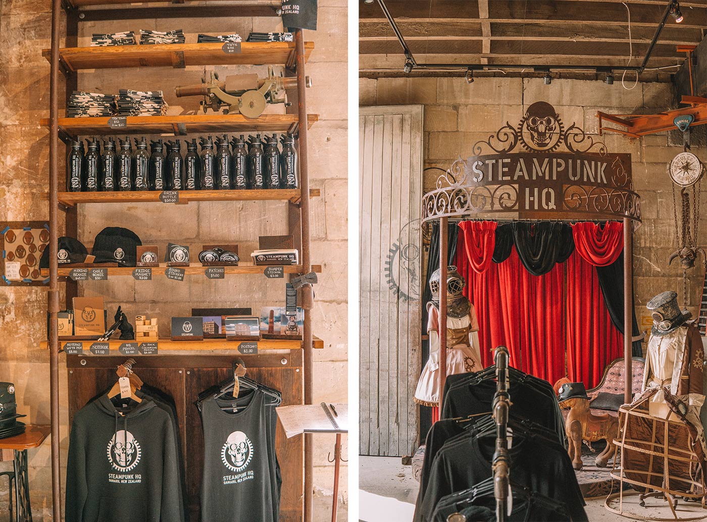 Steampunk HQ Gallery in Oamaru, New Zealand blog post