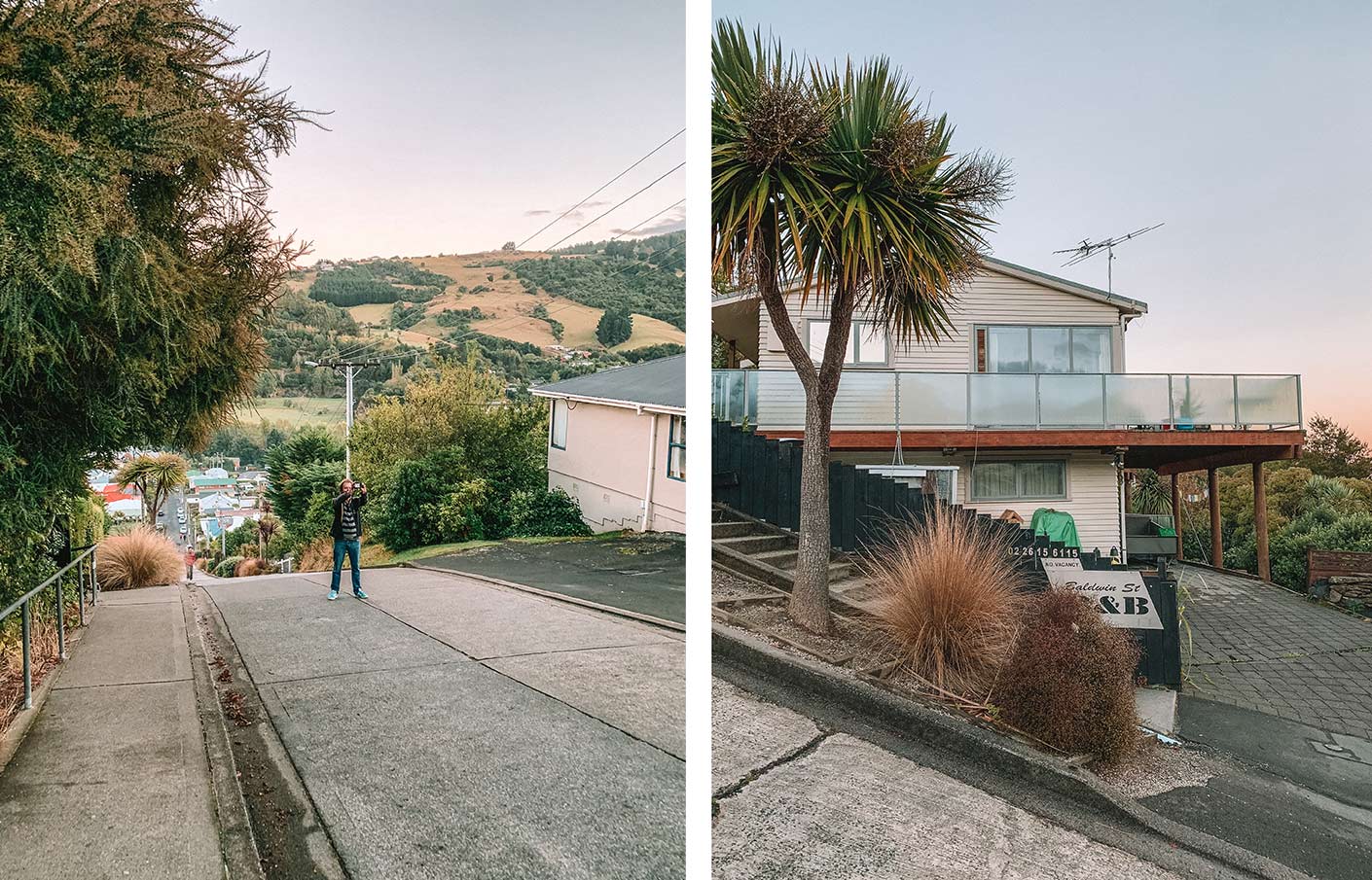 Baldwin Street - the world’s steepest street (for now!) in Dunedin, New Zealand