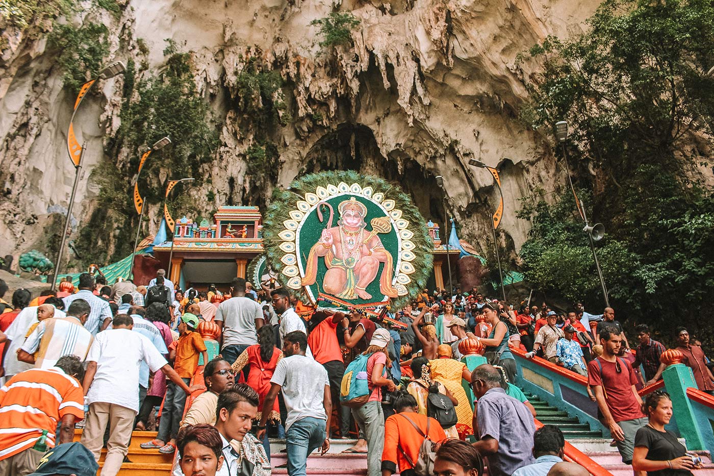 Visiting Batu Caves in Kuala Lumpur for the Thaipusam Festival blog post 2019