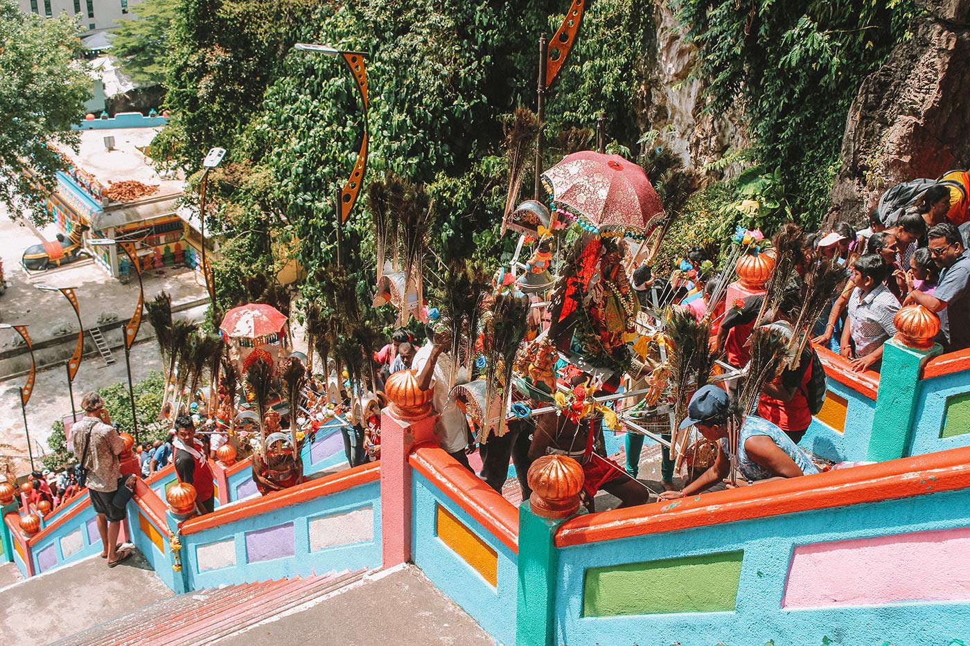 Visiting Batu Caves in Kuala Lumpur for the Thaipusam Festival blog post 2019