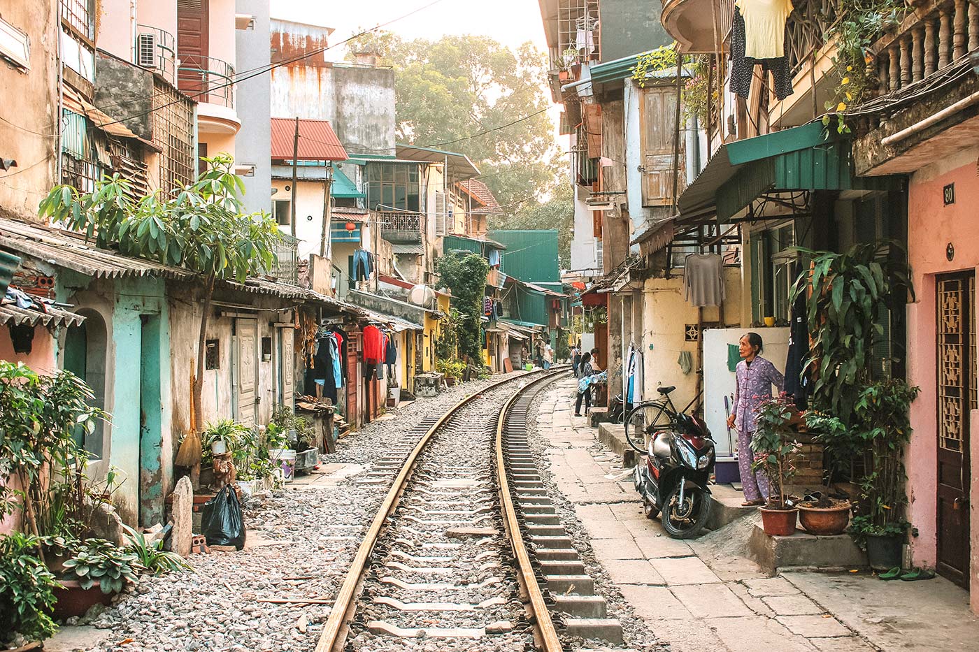 Hanoi Train Street / Rail Street
