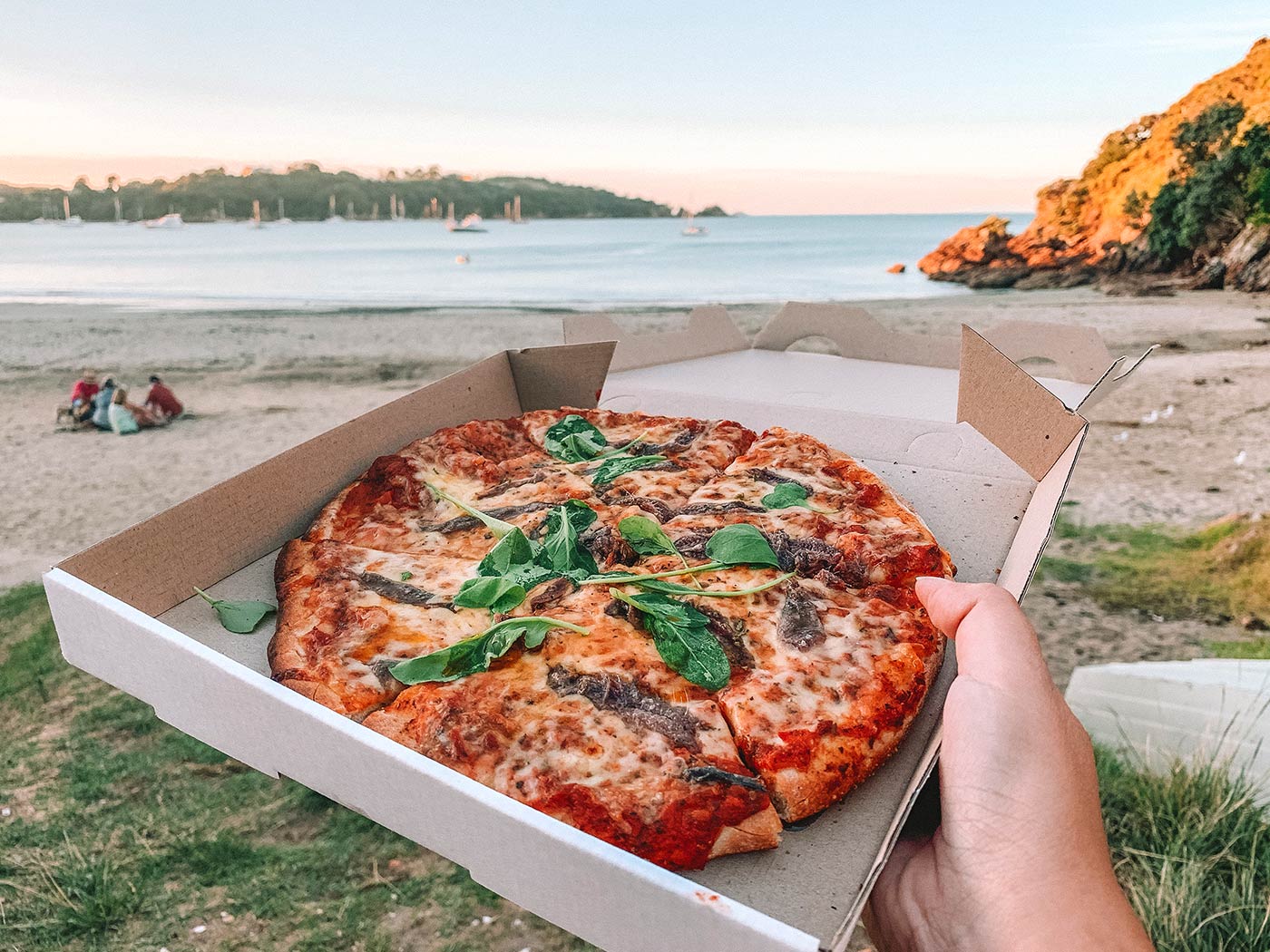 Dragonfired pizza, Waiheke Island, New Zealand