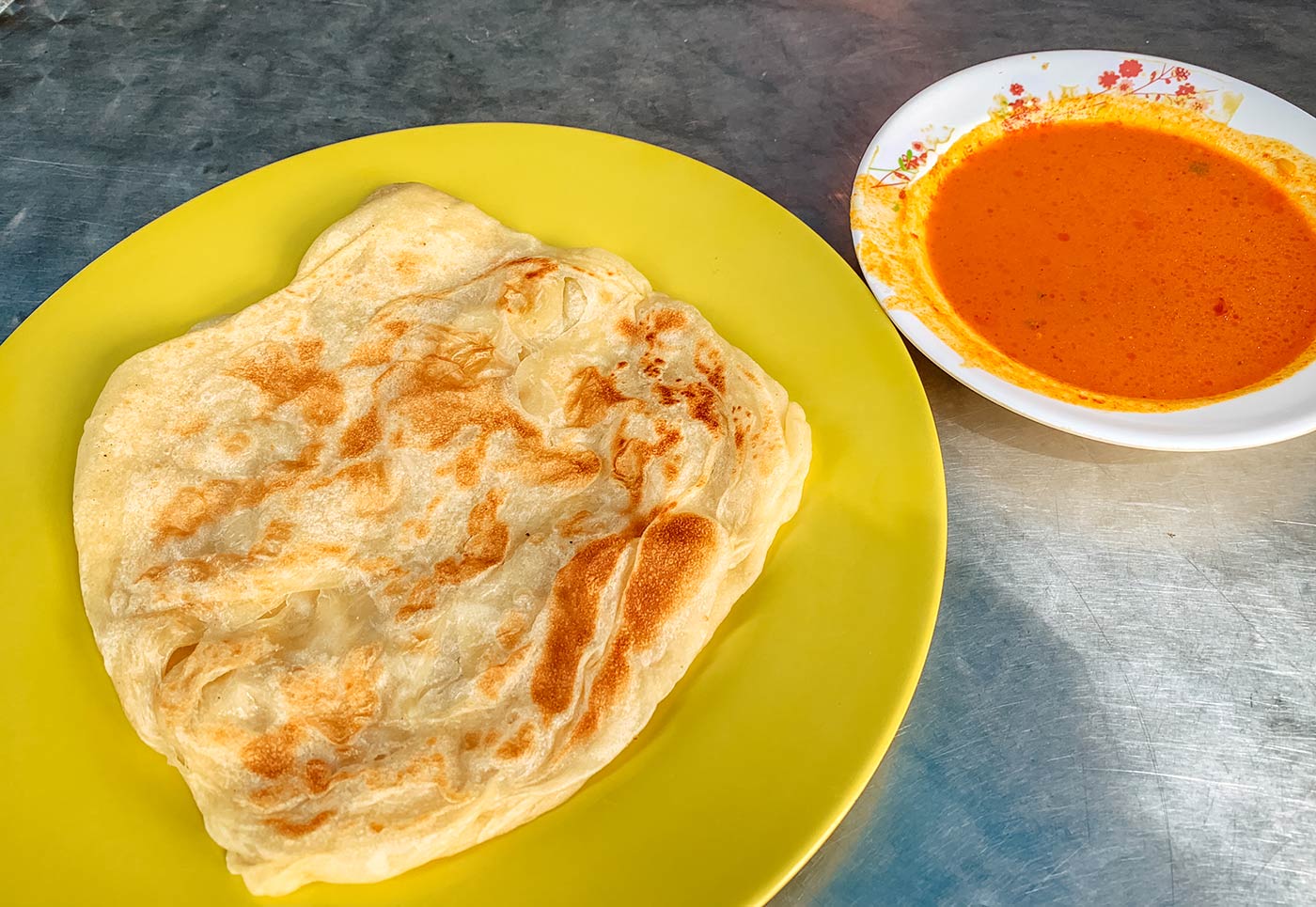 Penang street food to try in Georgetown, Malaysia blog post | Roti Canai