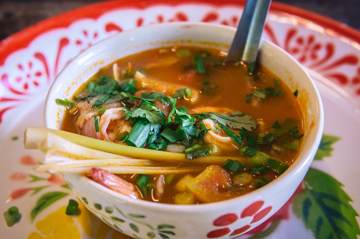 Thailand tom yum soup