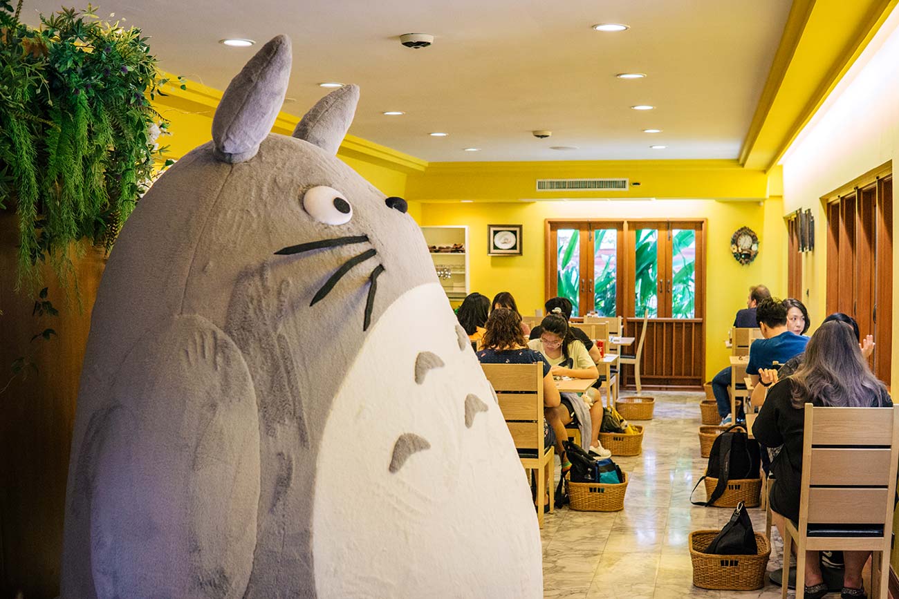 My Neighbour Totoro Cafe in Bangkok, Thailand blog 