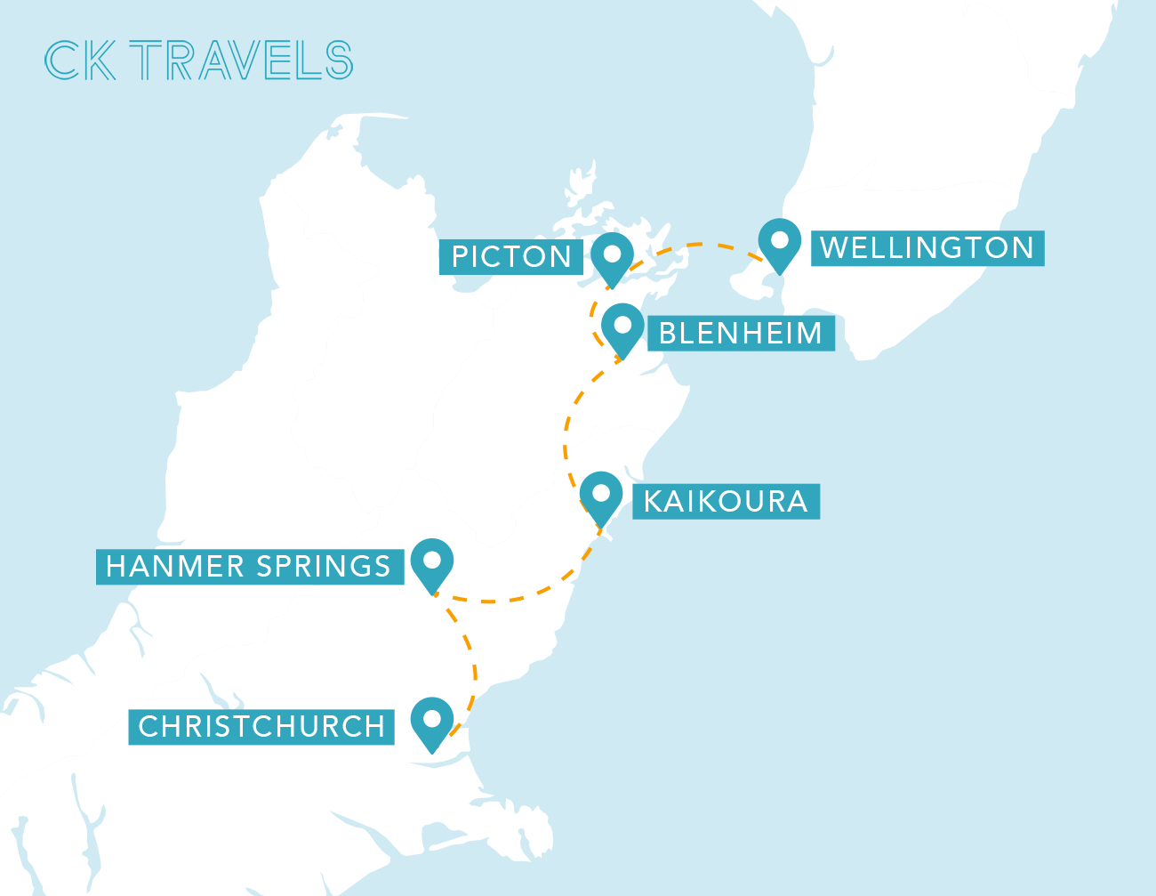 Wellington to Christchurch road trip - 7 day / 1 week itinerary