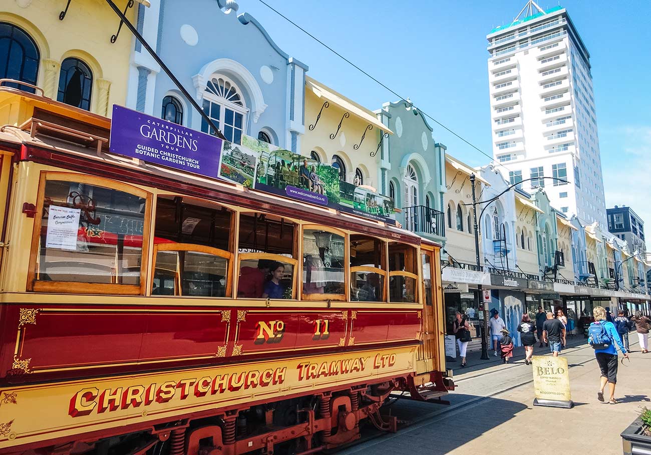 Christchurch tram. The ultimate New Zealand bucket list - top 50 things to do