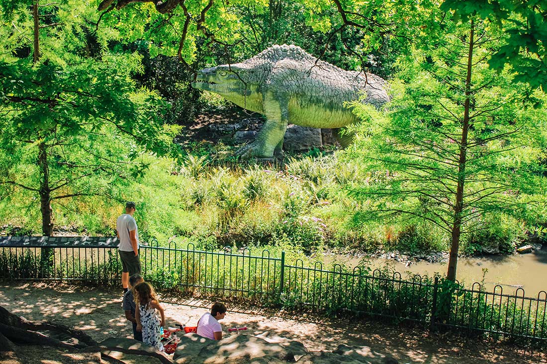 Crystal Palace Dinosaurs in Crystal Palace Park