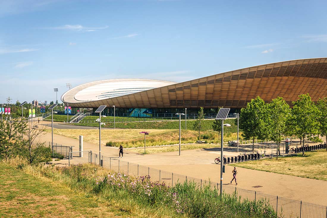 Lee Valley Velopark / London Olympic Velodrome. Queen Elizabeth Olympic Park Stratford London