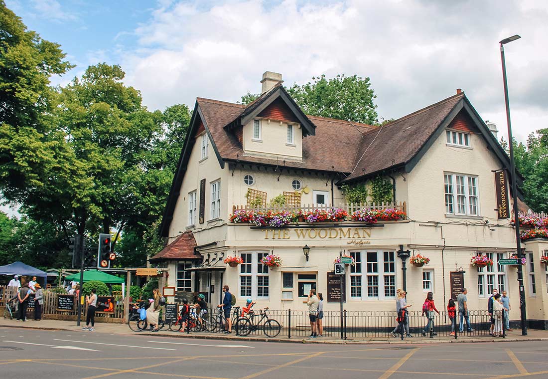 The Woodman pub London - travel guide