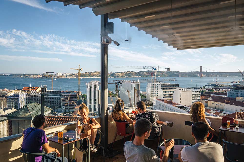 The best Rooftop Bars in Lisbon, Portugal noobai