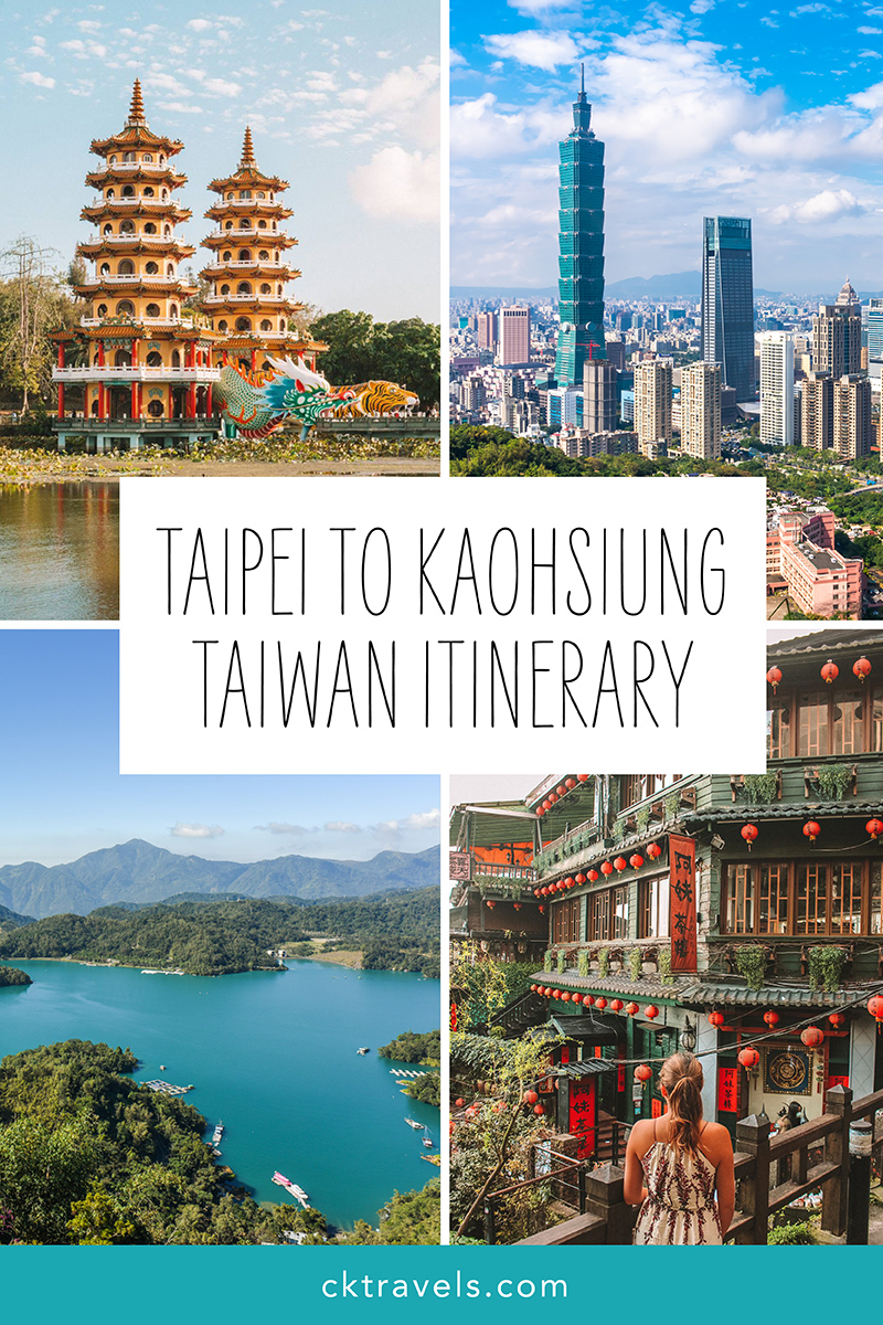 Taipei to Kaohsiung itinerary