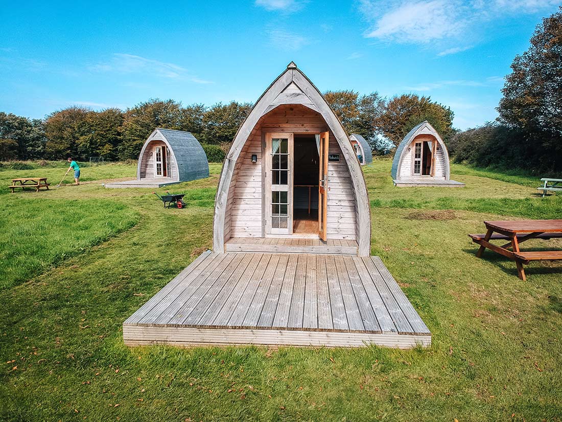 Glamping in Cornwall - a stay at Higher Culloden Farm
